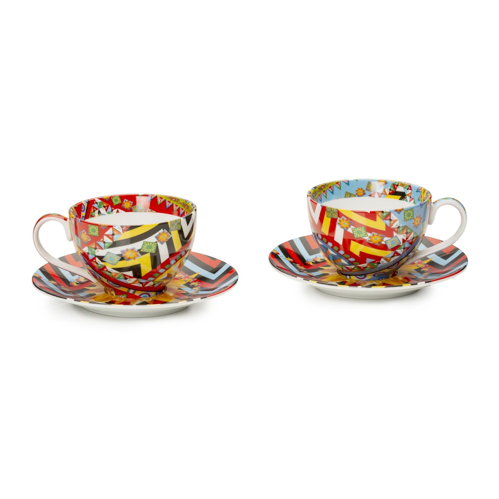 Mediterrano Porselen İkili Kahve Fincanı Seti
