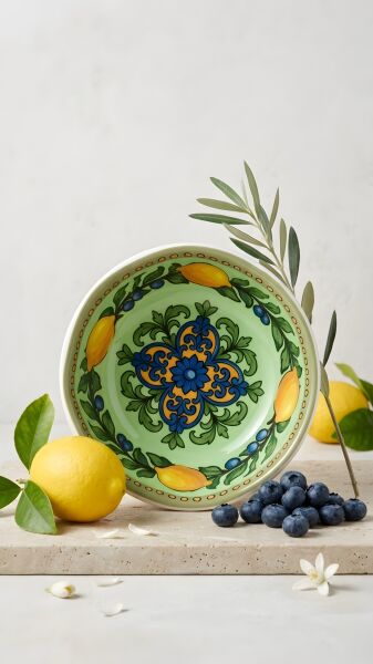 Limonaia Kase Yeşil 12 cm