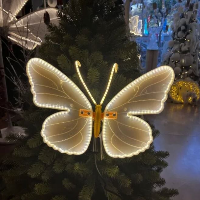 HAREKETLİ LED IŞIKLI KELEBEK 40 CM.