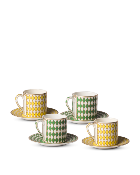 Chess Espresso Cups (4lü)