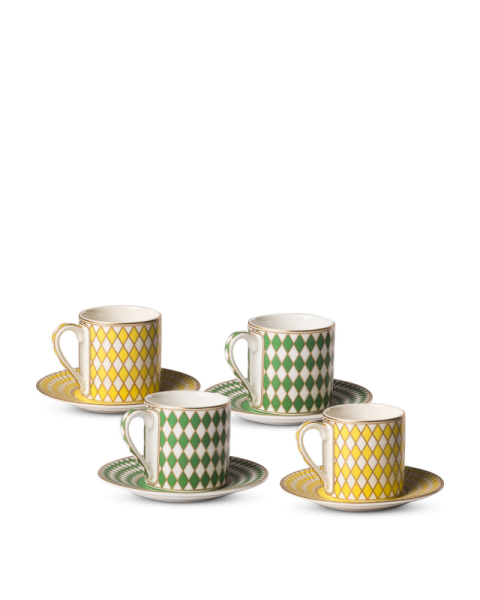 Chess Espresso Cups (4lü)
