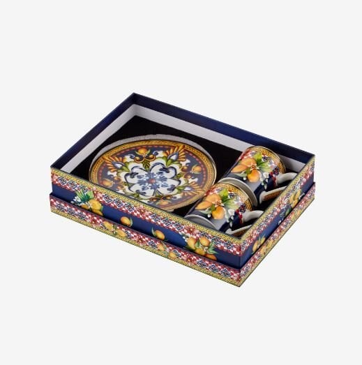 Mavi Porselen Kahve Fincan Seti 120 ml