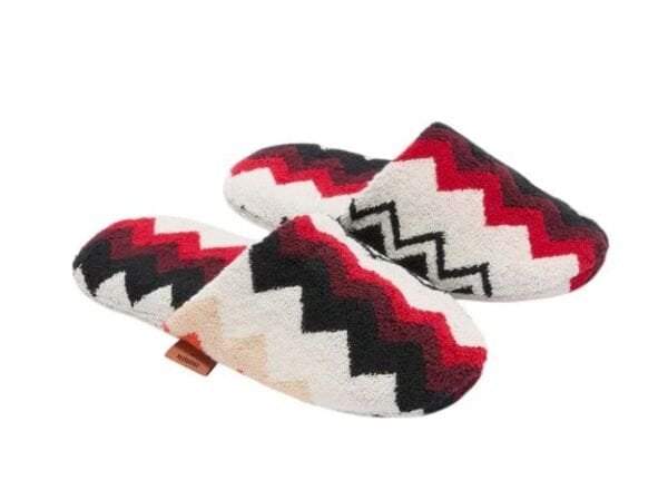 Best Kırmızı Çok Renkli Havlu Terlik