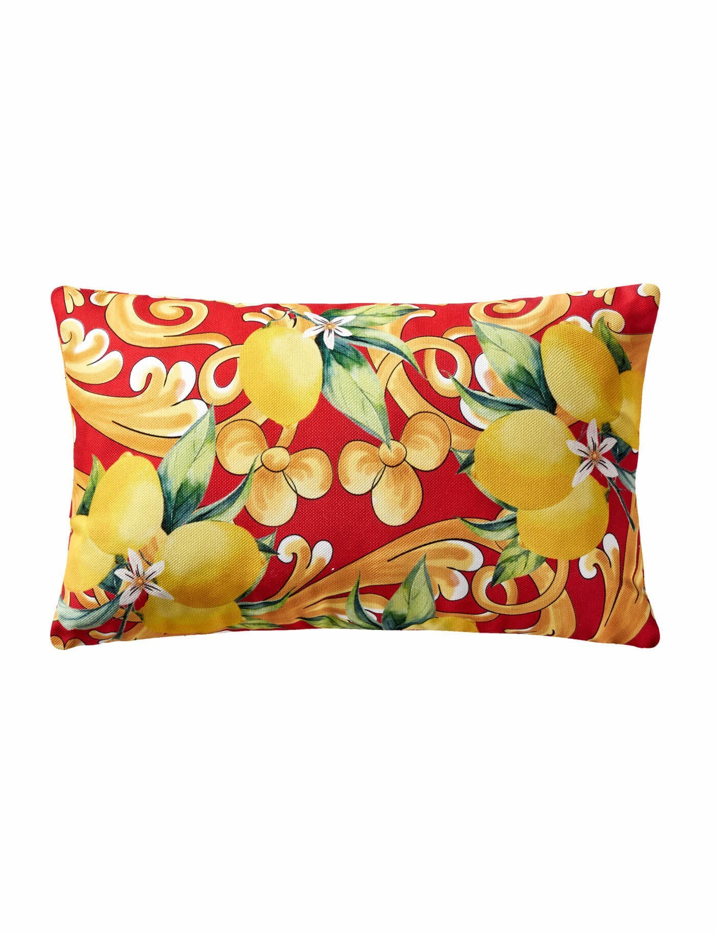 Kırmızı Polyester Dekoratif Yastık 35x50 cm