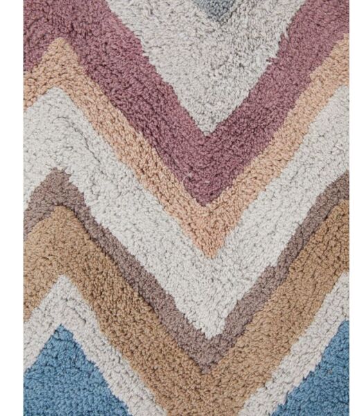 Amone 160- Siyah Çok Renkli Banyo Halısı 70 x 160 cm