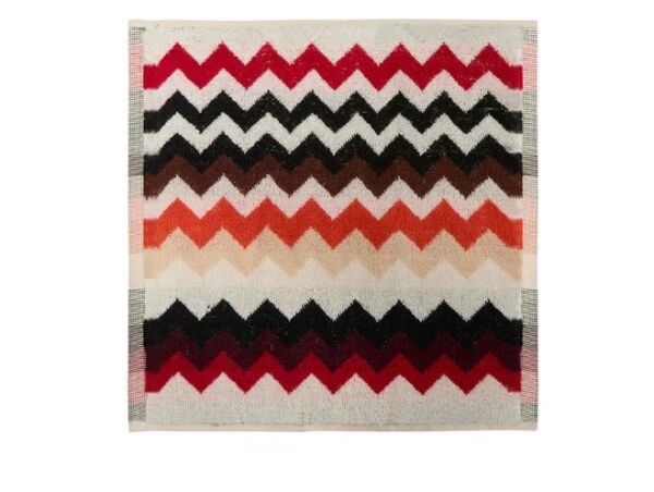 Best 156 - Kırmızı Çok Renkli Kutulu El Havlusu Seti 6'lı 30 x 30 cm