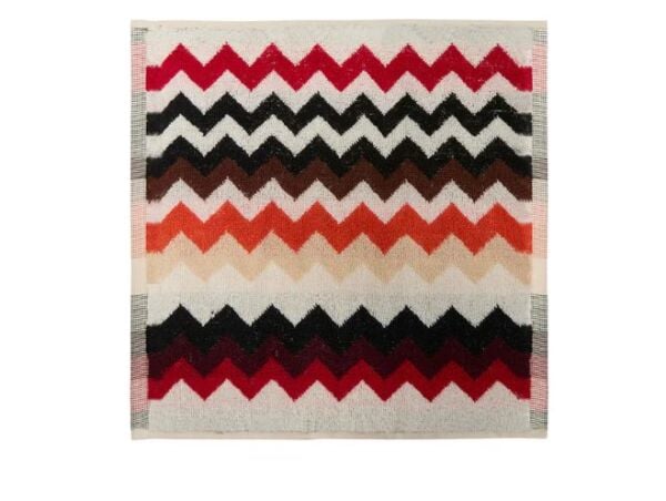 Best 156 - Kırmızı Çok Renkli Kutulu El Havlusu Seti 6'lı 30 x 30 cm