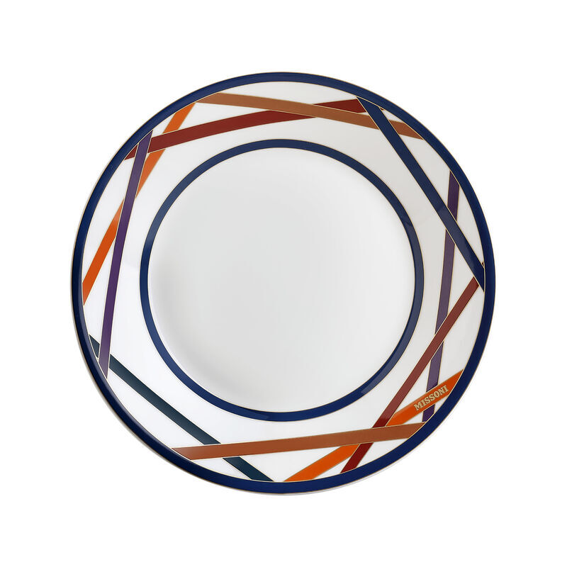 Nastri Çok Renkli Çukur Tabak, 22 Cm