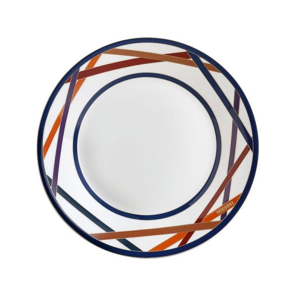 Nastri Çok Renkli Çukur Tabak, 22 Cm