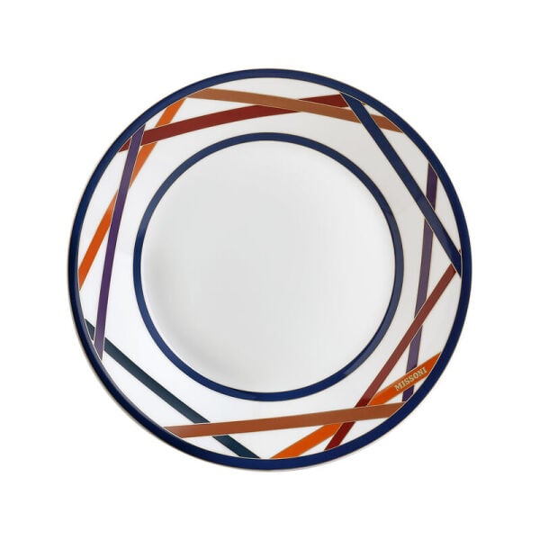 Nastri Çok Renkli Çukur Tabak, 22 Cm