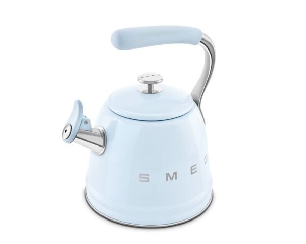 Smeg Retro Islıklı Kettle Pastel Mavi