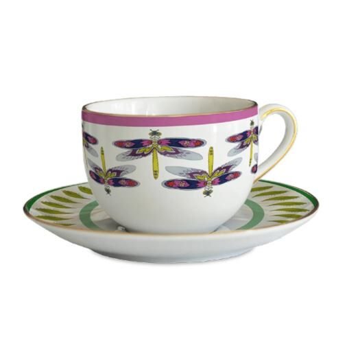 Baci Milano Amazzonia Çay Fincan ve Tabağı