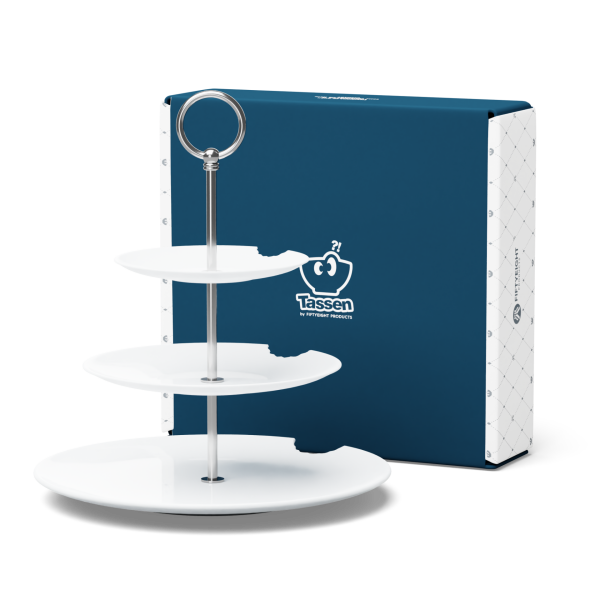 Katlı Sunumluk Isırıklı Üçlü 15 cm 20 cm 28 cm