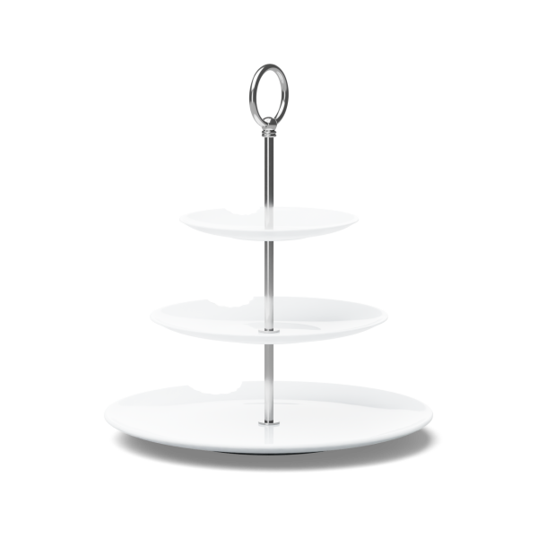 Katlı Sunumluk Isırıklı Üçlü 15 cm 20 cm 28 cm