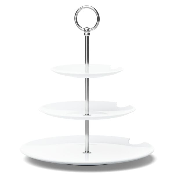 Katlı Sunumluk Isırıklı Üçlü 15 cm 20 cm 28 cm