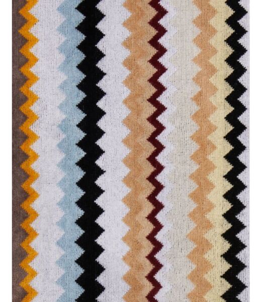 Curt 160- Siyah Çok Renkli Kapüşonlu Bornoz