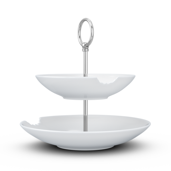 Katlı Sunumluk Isırıklı İkili 18 cm 24 cm