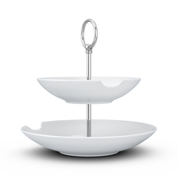 Katlı Sunumluk Isırıklı İkili 18 cm 24 cm