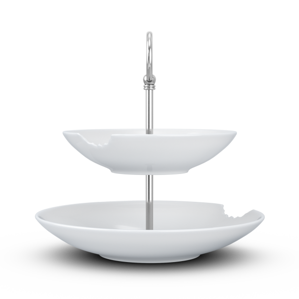 Katlı Sunumluk Isırıklı İkili 18 cm 24 cm