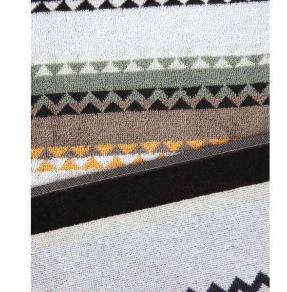 Curt Siyah Çok Renkli Plaj Havlusu 100x180 cm