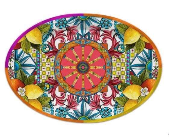 Ortigia Servis Tabağı 50 cm x 30 cm