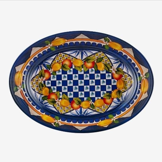 Portofino limonlu mavi 33 cm