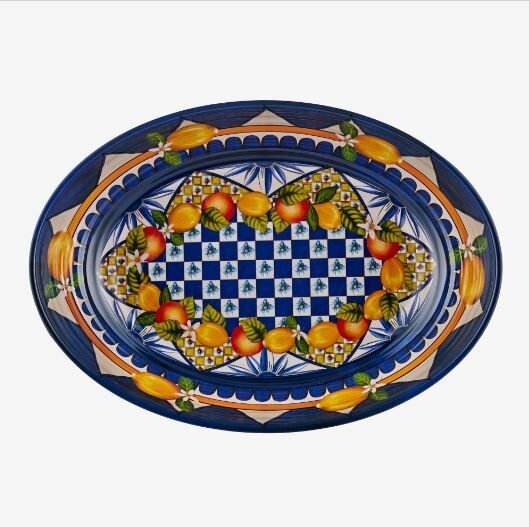 Portofino limonlu mavi 33 cm