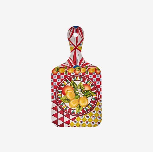 Portofino Kırmızı Limon Buketi Sunum Tahtası 25 cm
