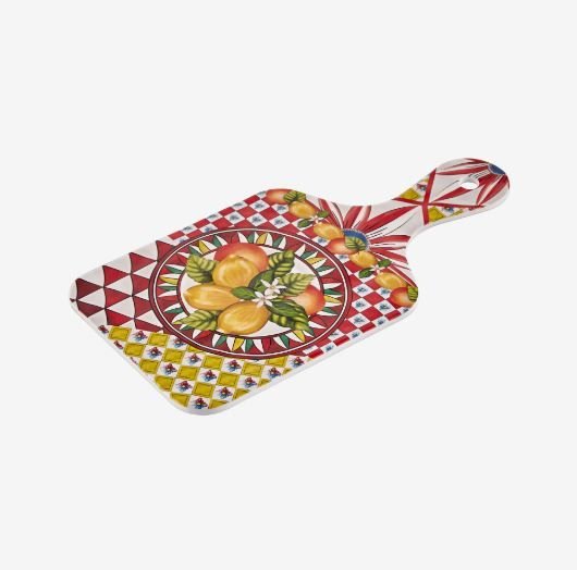 Portofino Kırmızı Limon Buketi Sunum Tahtası 25 cm
