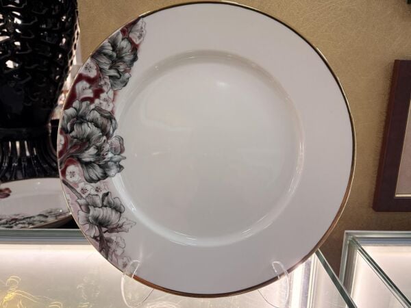 Diana Burgundy Yemek Servis Tabağı 30 cm
