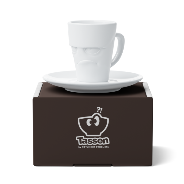 Grumpy- beyaz kahve fincanı, 80 ML