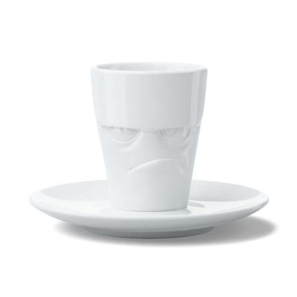 Grumpy- beyaz kahve fincanı, 80 ML