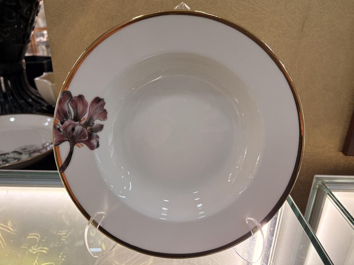 Diana Burgundy Tatlı Tabağı 19 cm