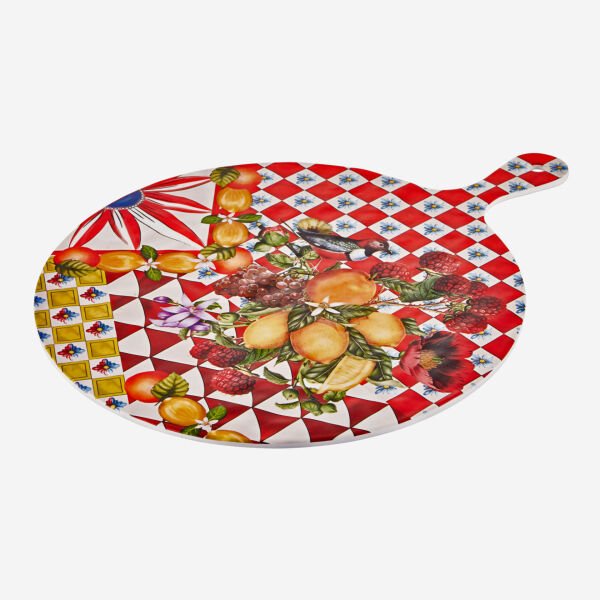 Portofino Kırmızı Meyveli Sunum Tahtası 41 cm