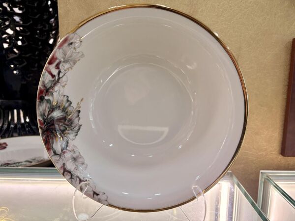 Diana Burgundy Salata Servis 25 cm