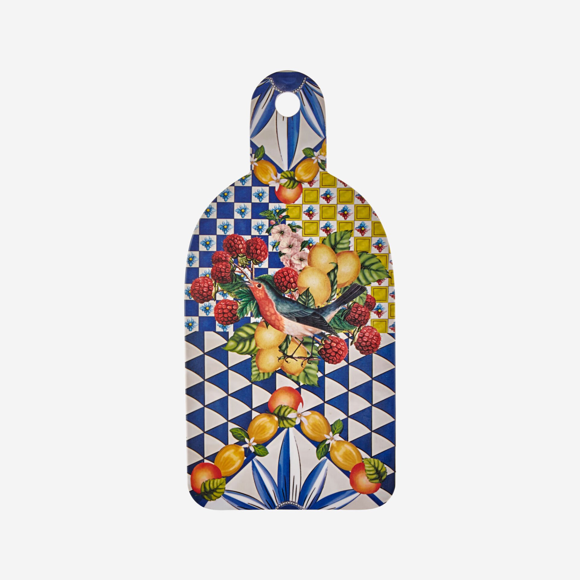 Portofino Mavi Meyveli Sunum Tahtası 34cm