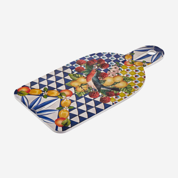 Portofino Mavi Meyveli Sunum Tahtası 34cm