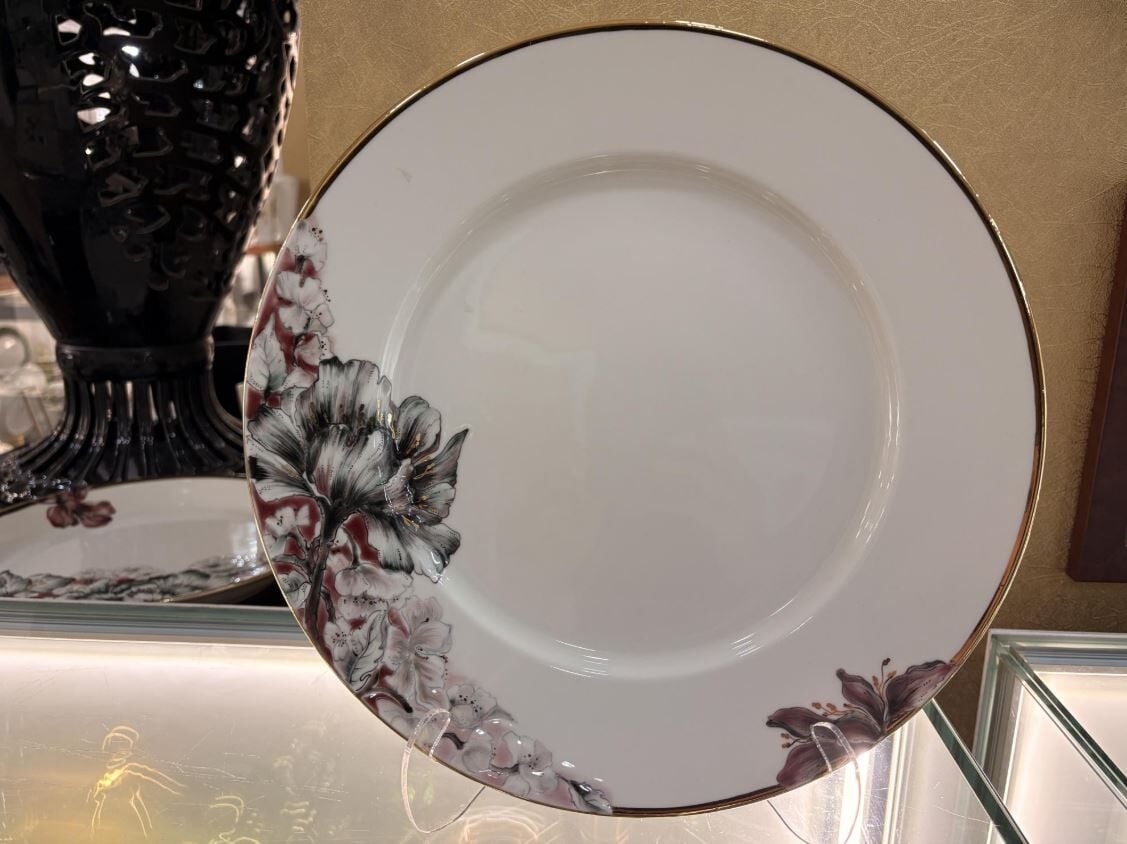 Diana Burgundy Kek Servis Tabağı 30 cm