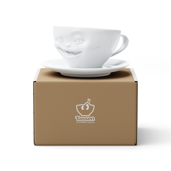 Winking Beyaz Çay Fincanı 200 ML