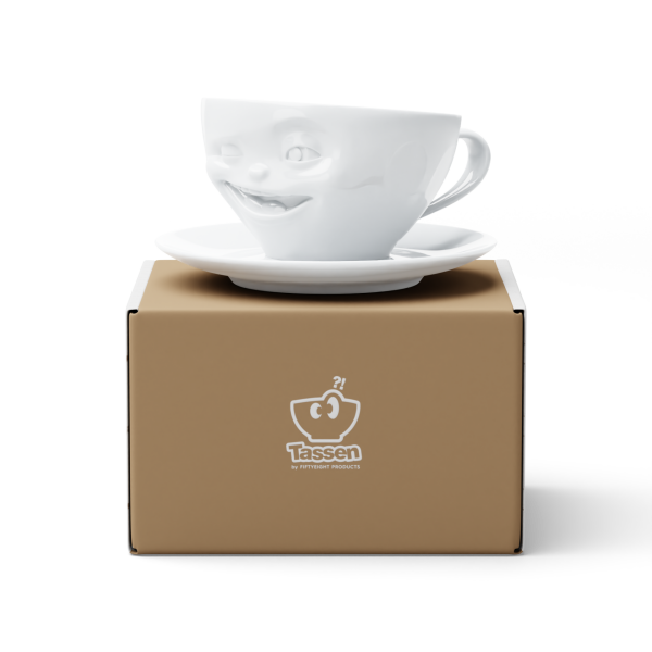 Winking Beyaz Çay Fincanı 200 ML