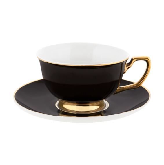Teacup & Saucer Ebony