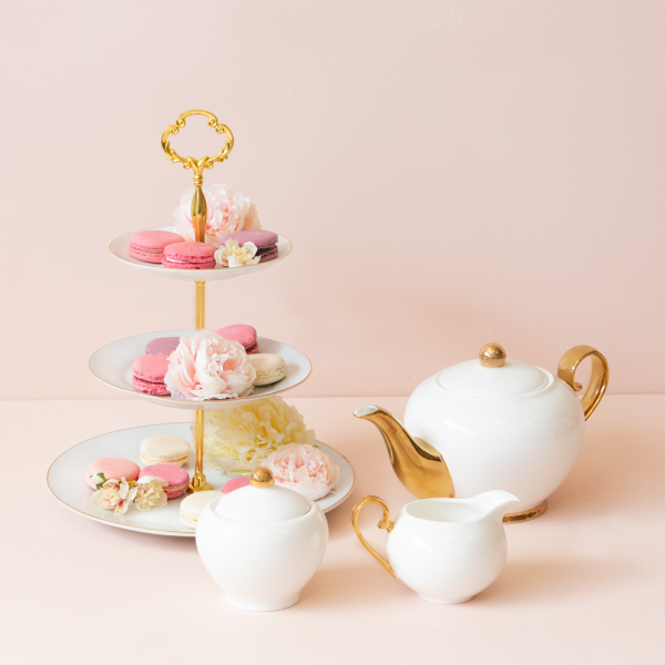 3 Tier Cake Stand Ivory