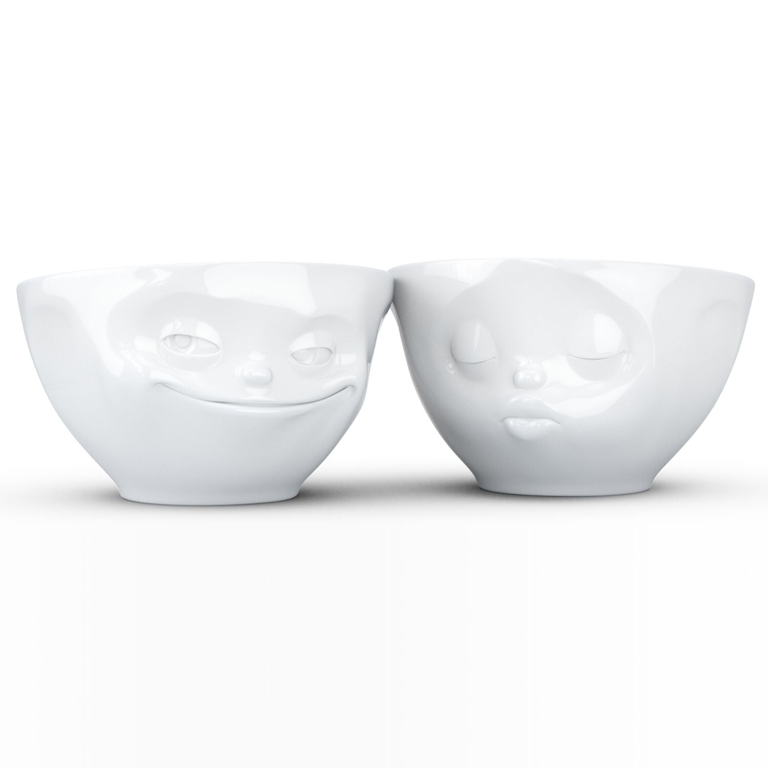 Grinning & Kissing Beyaz İkili Kase Set  200 ml
