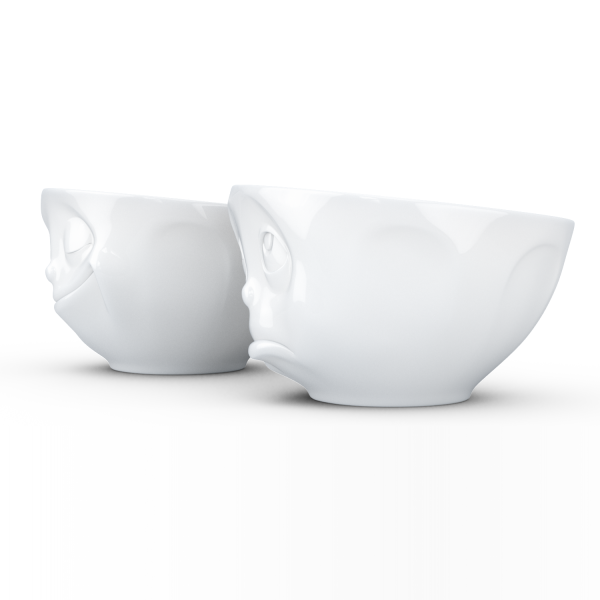 Happy & Oh Please Beyaz İkili Kase Set  200 ML