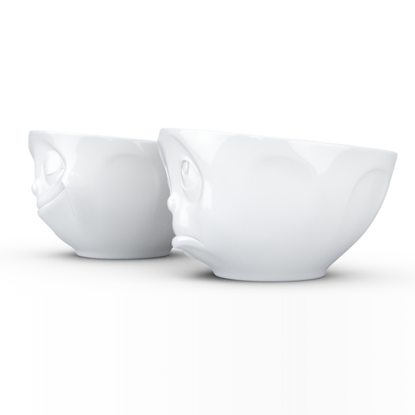 Happy & Oh Please Beyaz İkili Kase Set  200 ML