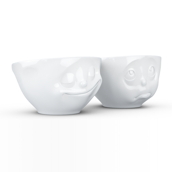 Happy & Oh Please Beyaz İkili Kase Set  200 ML