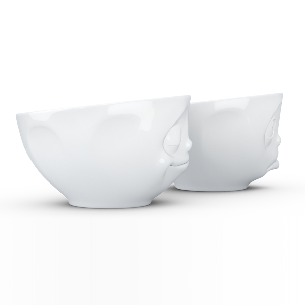 Happy & Oh Please Beyaz İkili Kase Set  200 ML