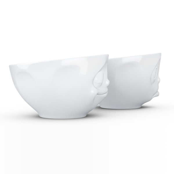 Happy & Oh Please Beyaz İkili Kase Set  200 ML