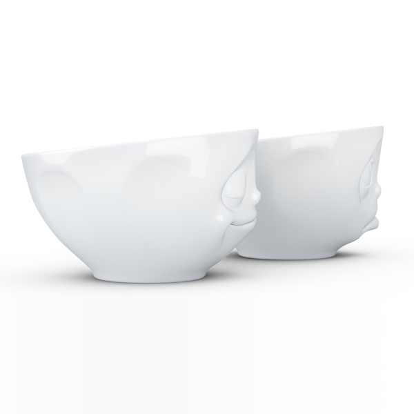 Happy & Oh Please Beyaz İkili Kase Set  200 ML