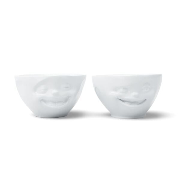 Laughing & Winking Beyaz İkili Kase 200 ML